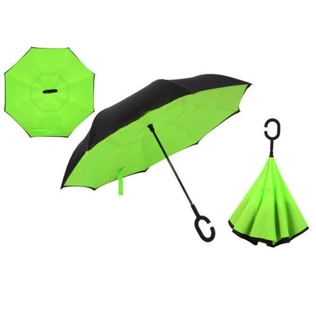 Double-Layer Hands-Free Inverted Umbrella