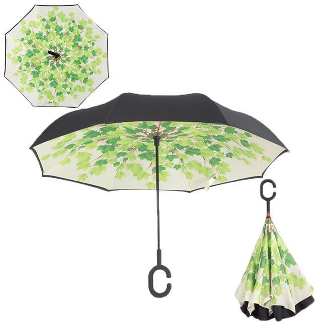 Double-Layer Hands-Free Inverted Umbrella