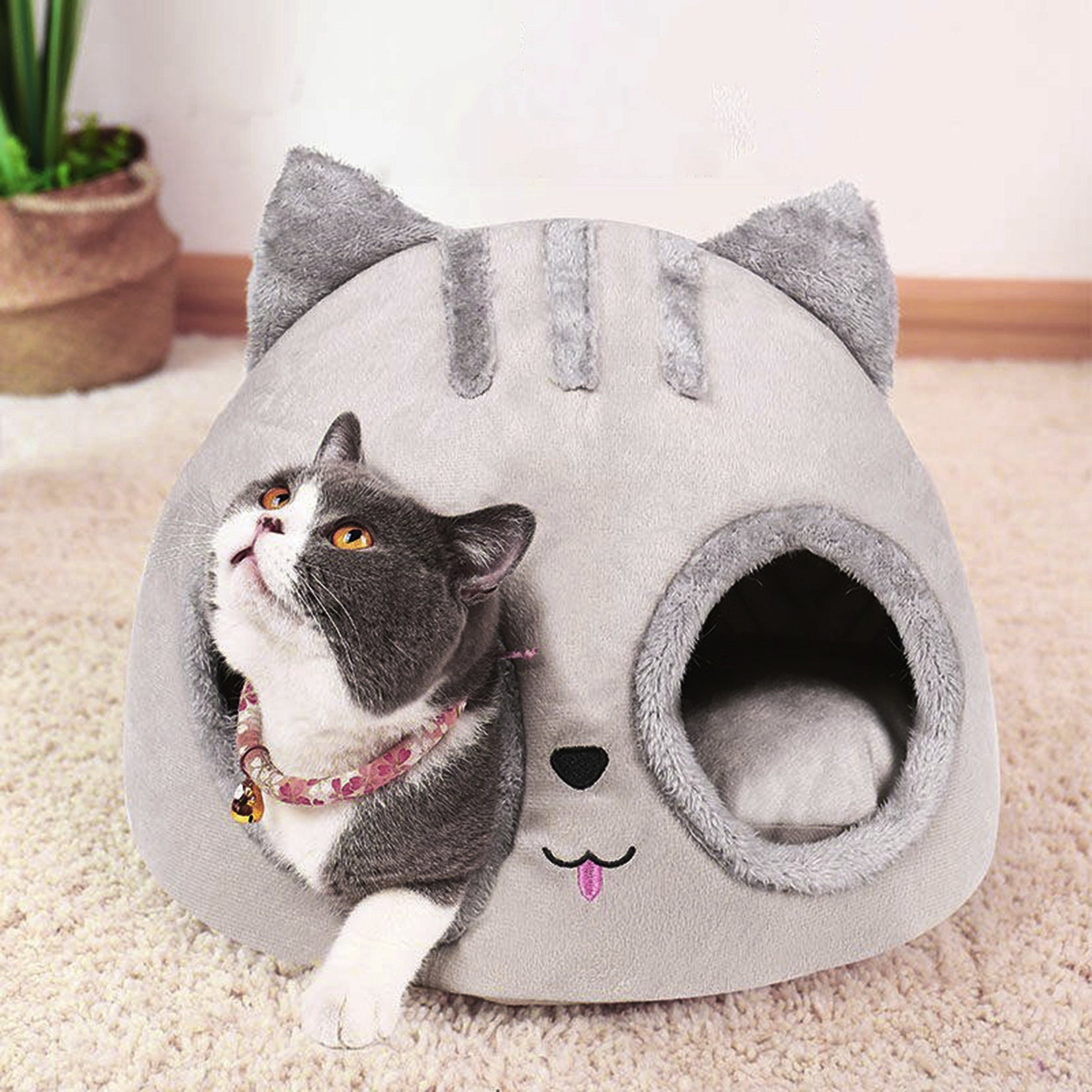 Gray Cone Pet Cave