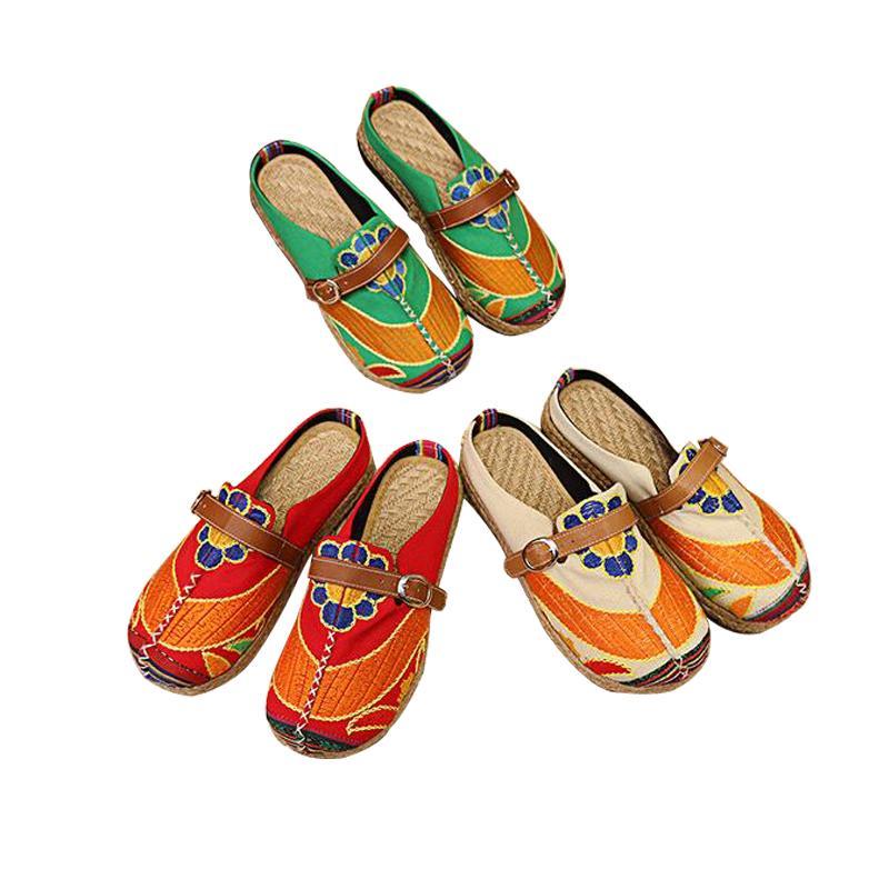 Chinese Style Traditional Women's Plus Size 36-40  Loafers