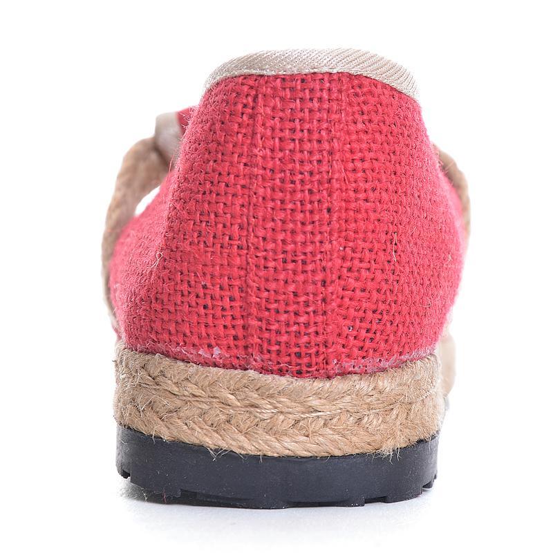 Woman Fat Girl Plus Size Flats Hollow  Flat Traditional Women's Black Flat Brand Shoes