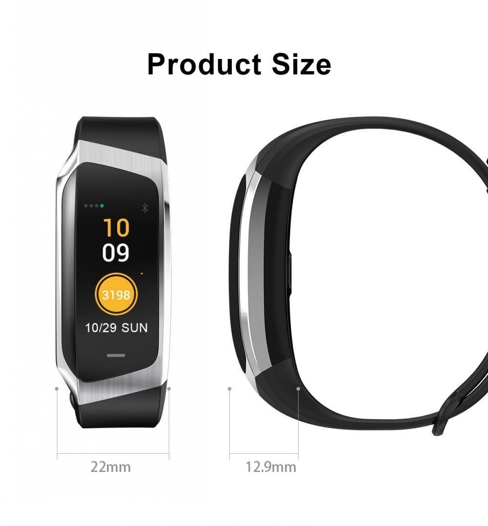 Fitband Smart Watch Waterproof Blood Pressure Oxygen Heart Rate Monitor Sport Bracelet