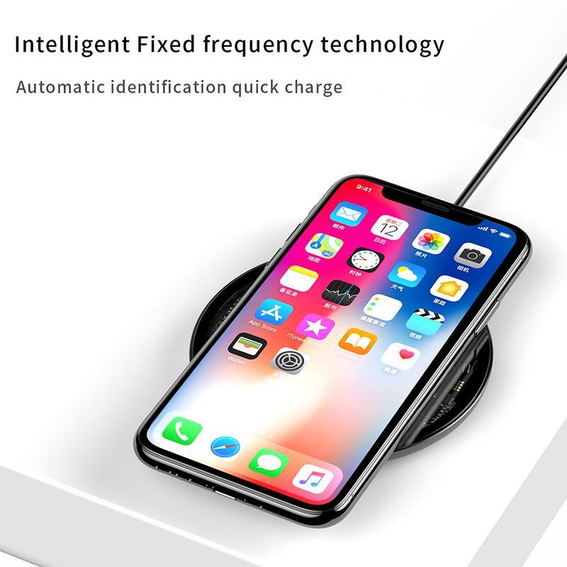 Qi Wireless Charging Pad for iPhone & Samsung