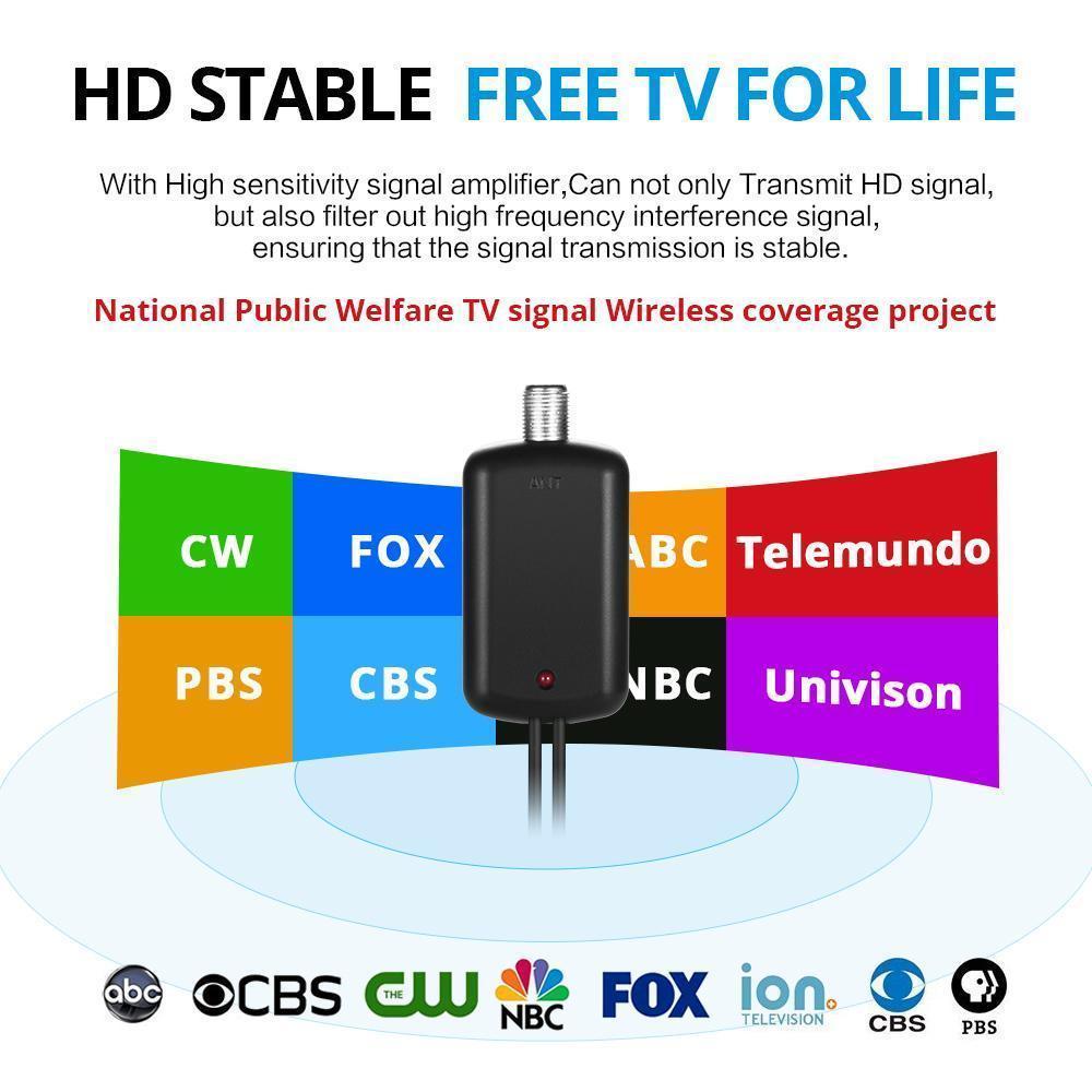 HDTV Antenna with Amplifier Signal Booster Indoor