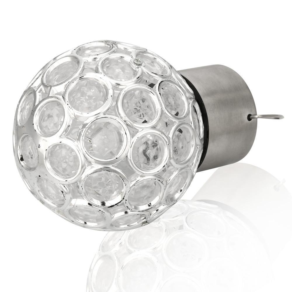 Solar-Powered LED Crystal Ball