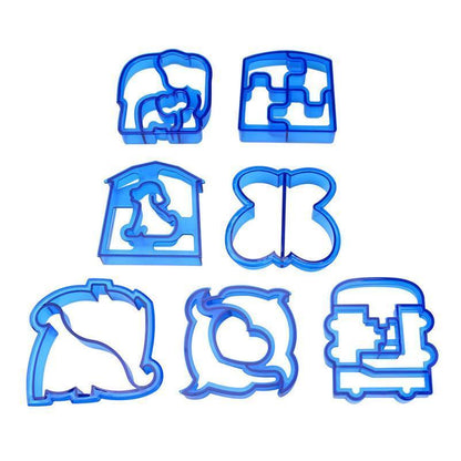 Sandwich Bread Mold Cutters 7pcs Set