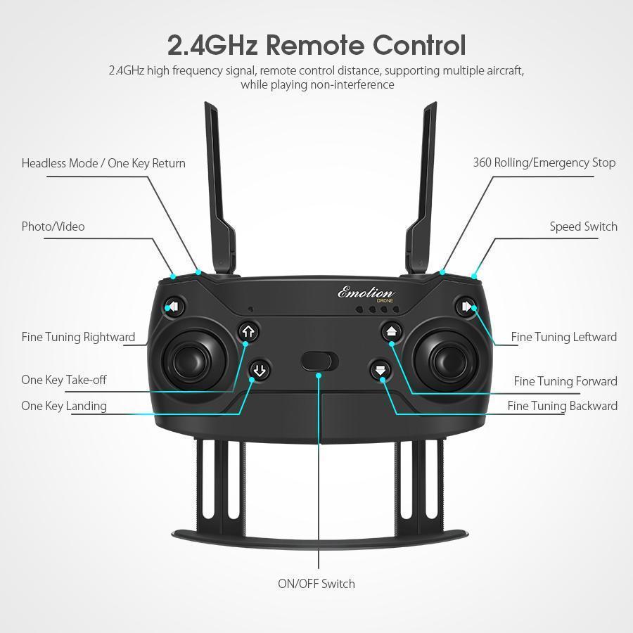 Sonichawk HD Foldable Air Selfie Drone With Camera