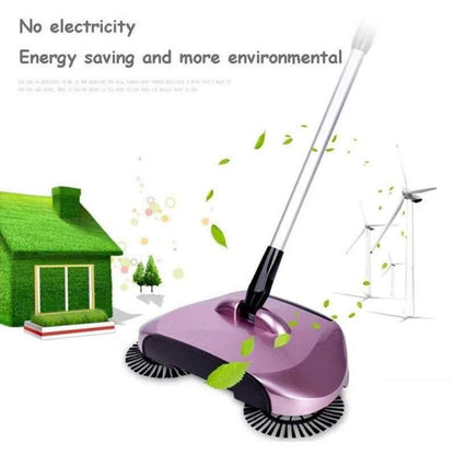 360° Broom Sweeper No Electricity or Batteries Needed