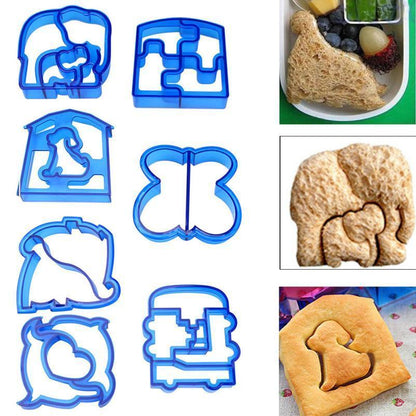 Sandwich Bread Mold Cutters 7pcs Set