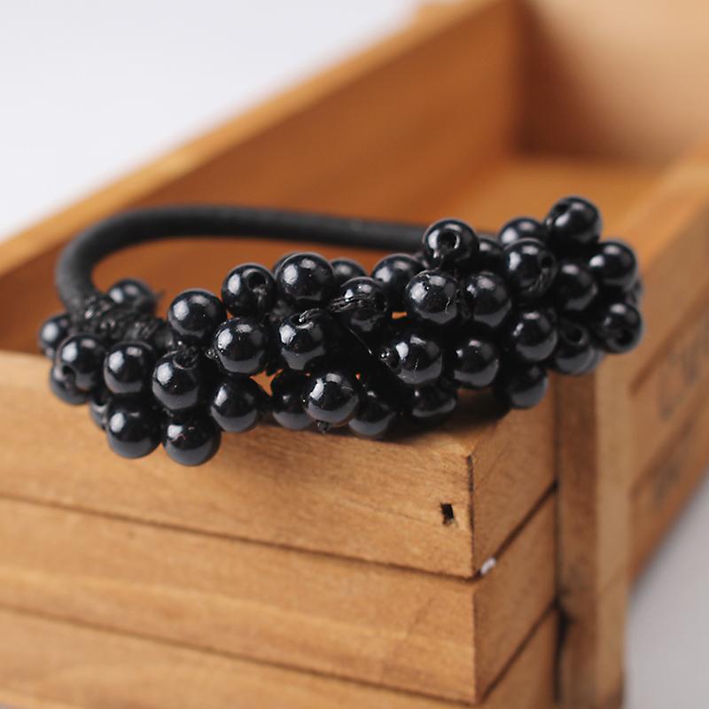 Women Accessories - Headbands Ponytail Holder Girls Scrunchies Vintage Elastic Hair Bands Rubber Rope Headdress