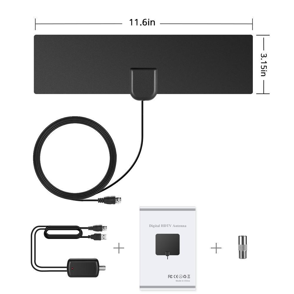 HDTV Antenna with Amplifier Signal Booster Indoor