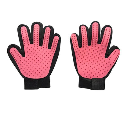 Pet Soft Silicone Brush Grooming Glove