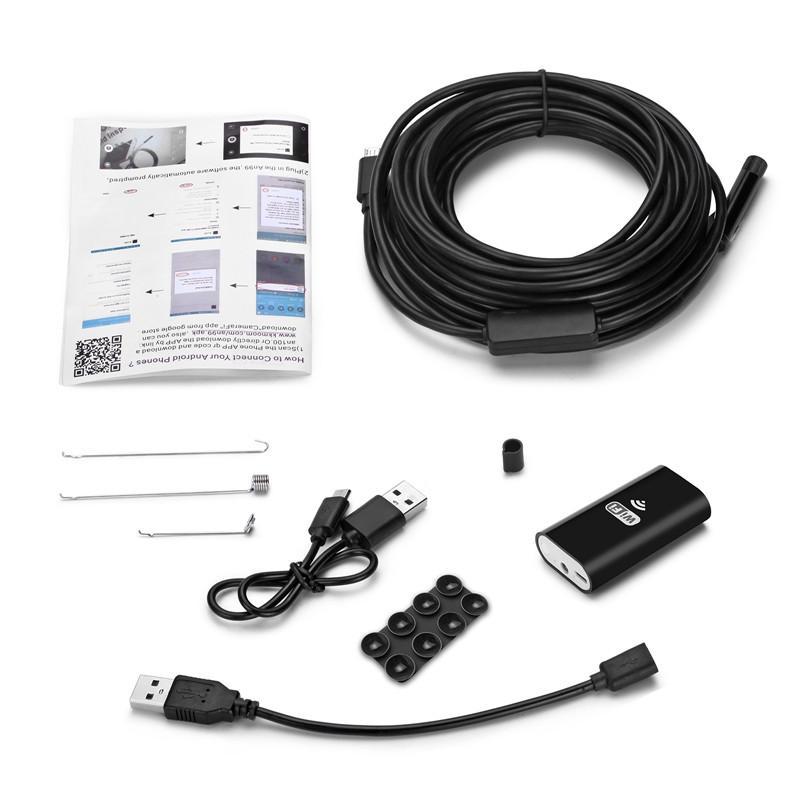 WIFI Endoscope Camera Inspection Camera 8mm USB Borescope For Android and iphone