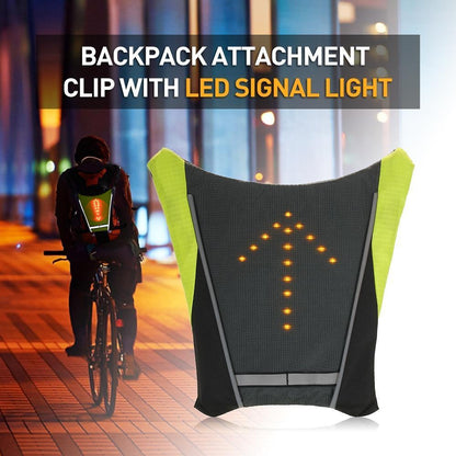 Turn Signal Cycling Reflective Safety LED Vest Cyclist Outdoor Waterproof