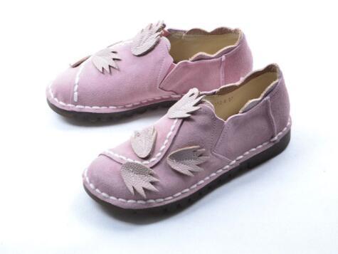 Genuine leather shoes,literary and artistic women shoes