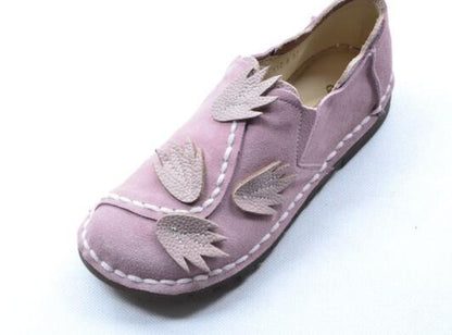 Genuine leather shoes,literary and artistic women shoes