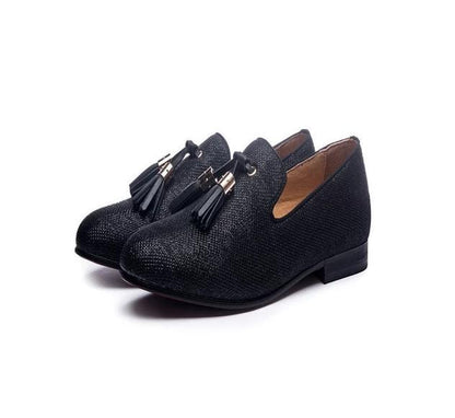 Gold Tassel of Loafers Red Sole Loafers
