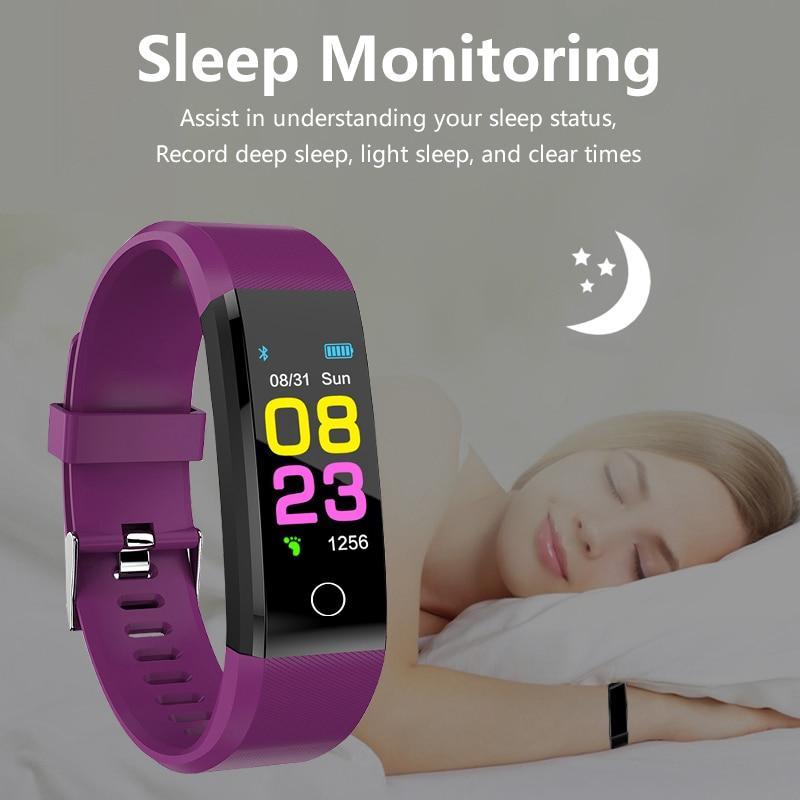 Health Bracelet Heart Rate Blood Pressure Smart Band Fitness Tracker Smartband Wristband honor mi Band 3 fit bit Smart Watch