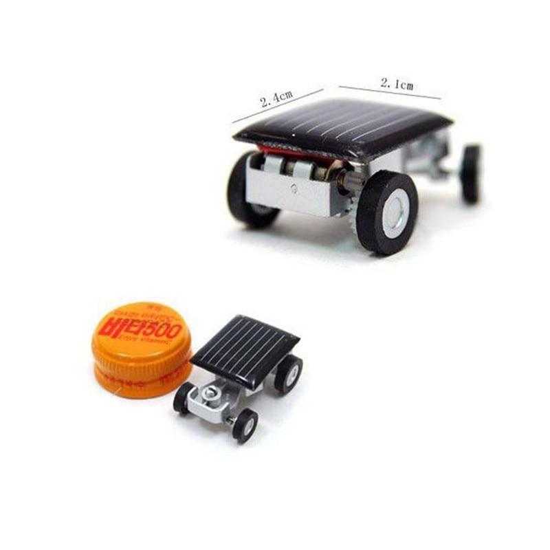 High Quality Smallest Mini Car Solar Power Toy Car Racer Educational Gadget Children Kid's Toys Hot Selling