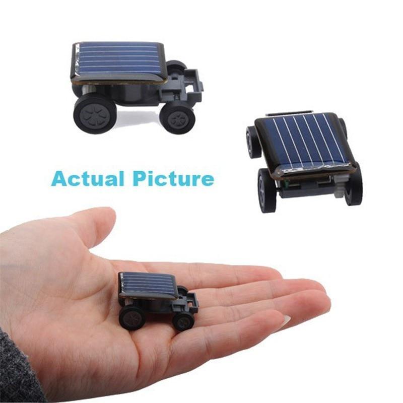 High Quality Smallest Mini Car Solar Power Toy Car Racer Educational Gadget Children Kid's Toys Hot Selling