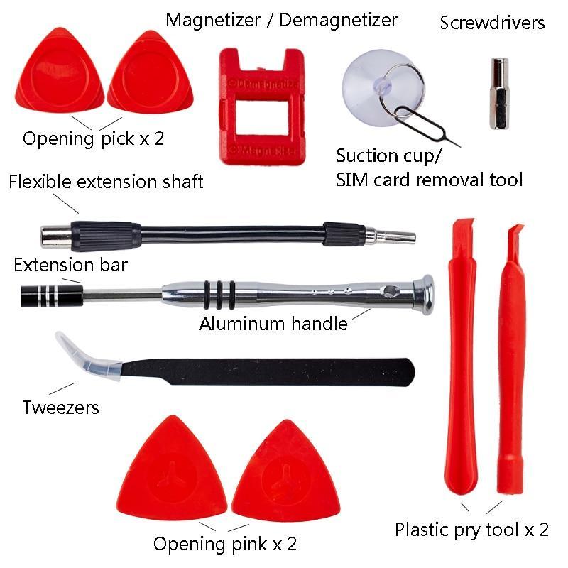 112  in 1 Screwdriver Set Magnetic Screwdriver Bit Torx Multi Mobile Phone Repair Tools Kit Electronic Device Hand Tool