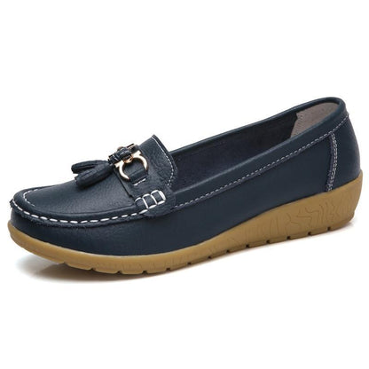 Genuine Leather Women Casual Shoes