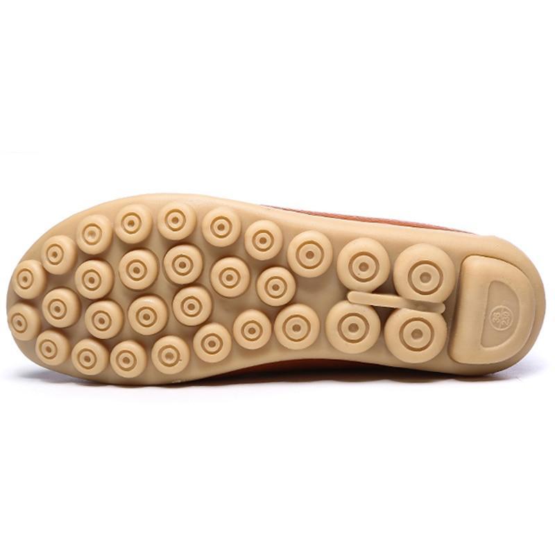 Genuine Leather Summer Women Flats Shoes