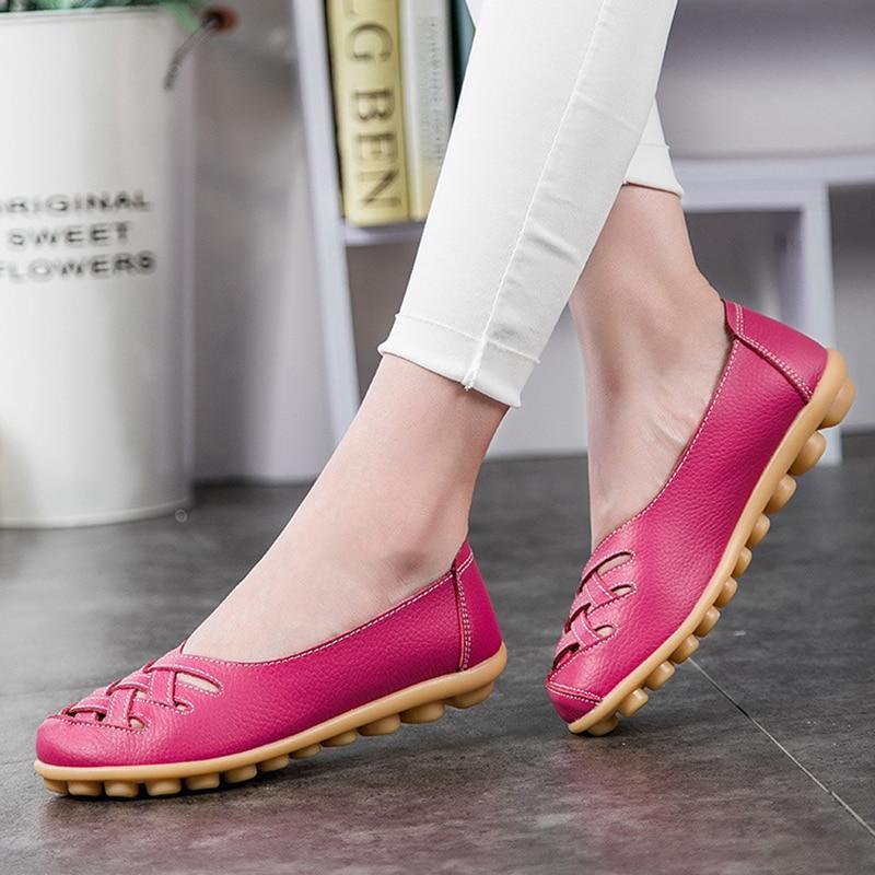 Women Flats  New Women Shoes Fashion Solid Soft Loafers