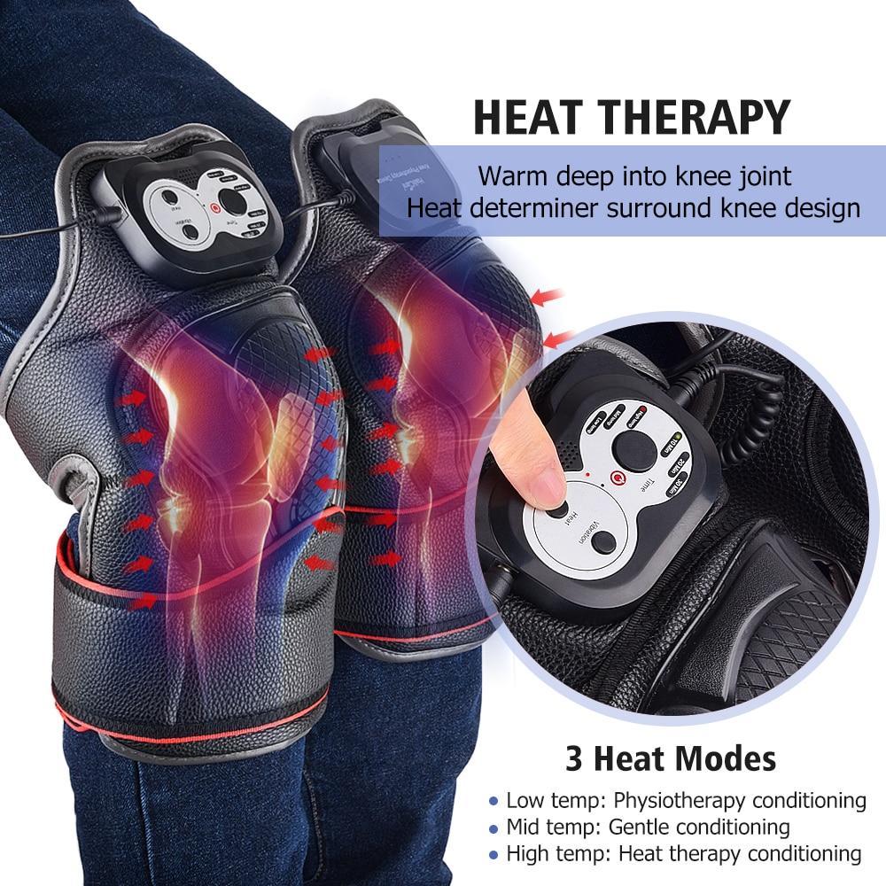 Magnetic Knee Massager Vibration Heating Joint Pain Relief