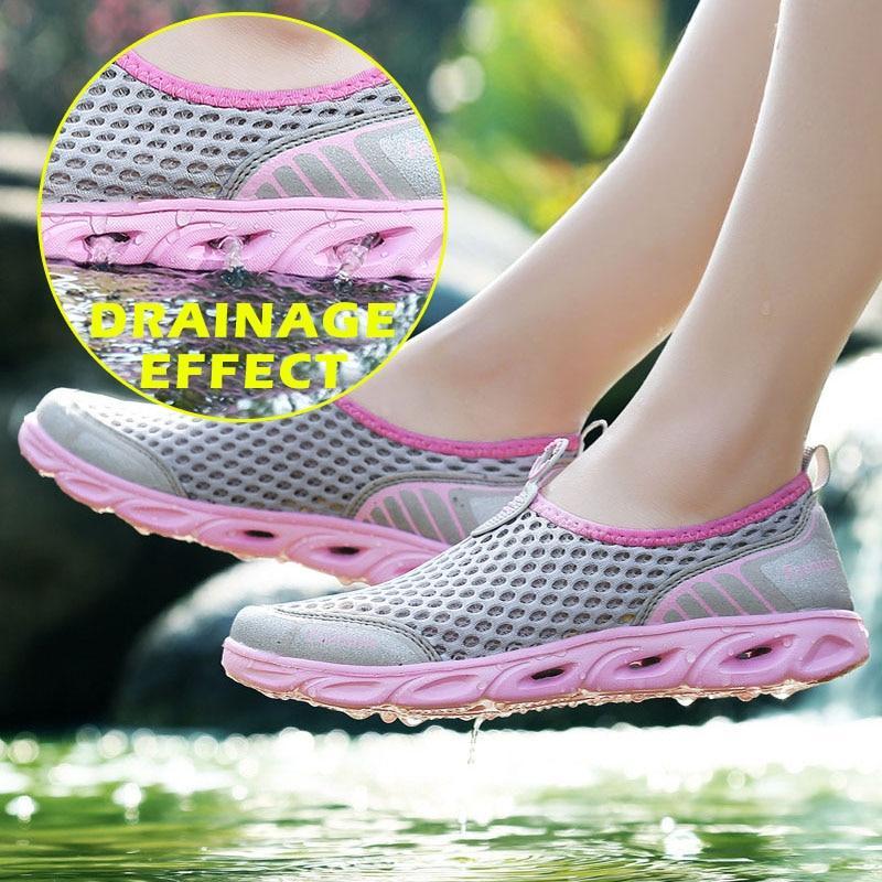 Women Loafers Breathable Fashion Mesh Shoes