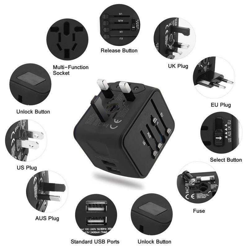Perfect Universal Travel Adapter Wall Charger
