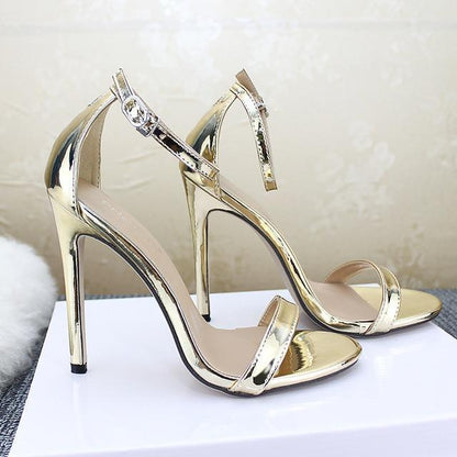 women's Shoes Sandals With Buckle High Heels