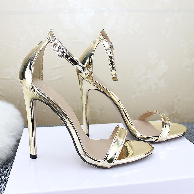 women's Shoes Sandals With Buckle High Heels