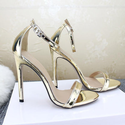 women's Shoes Sandals With Buckle High Heels