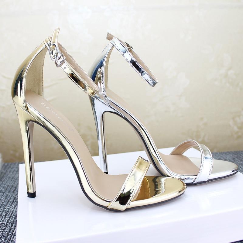 women's Shoes Sandals With Buckle High Heels