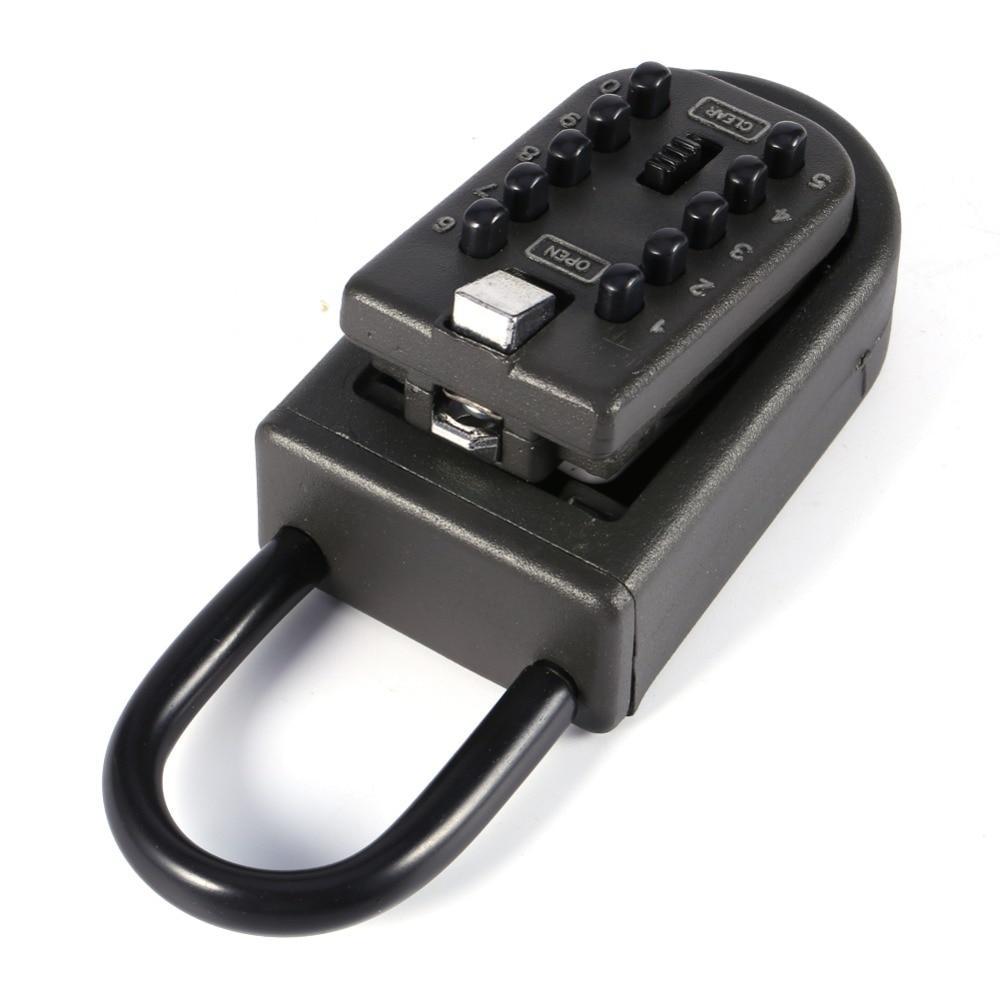Lock Picks 10 Digit Combination Lock Safe Storage Box Combination Padlock Portable Key Safe Box Key Holder For Home Outdoor Used