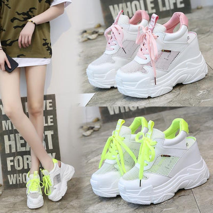 Women Sandals  Fashion Hollow Out Wedges Gladiator High Heel Chunky Platform Casual Shoes