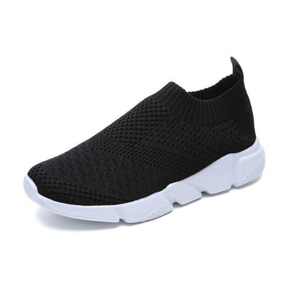 Women  Sneaker Knitted Mesh Vulcanized Shoes Casual Slip