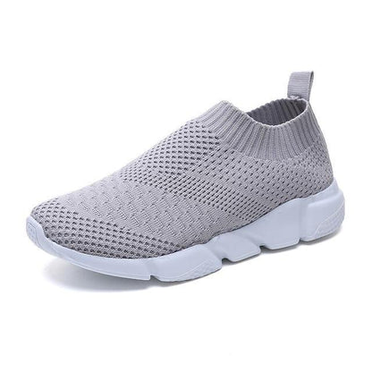 Women  Sneaker Knitted Mesh Vulcanized Shoes Casual Slip
