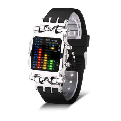 Luxury Watches Men Fashion Rubber Strap LED Digital Watch Men Waterproof Sports Military Watches Relogios Masculino