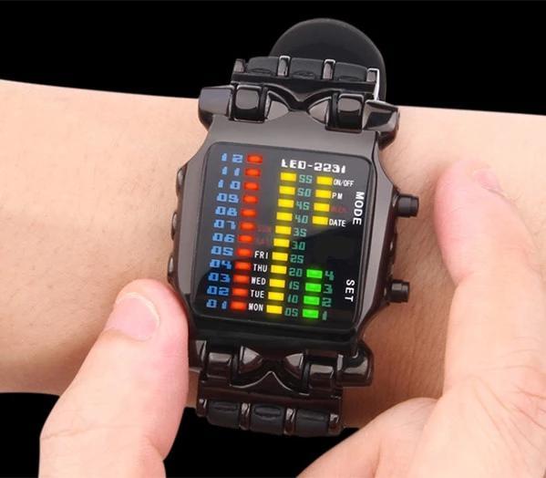 Luxury Watches Men Fashion Rubber Strap LED Digital Watch Men Waterproof Sports Military Watches Relogios Masculino