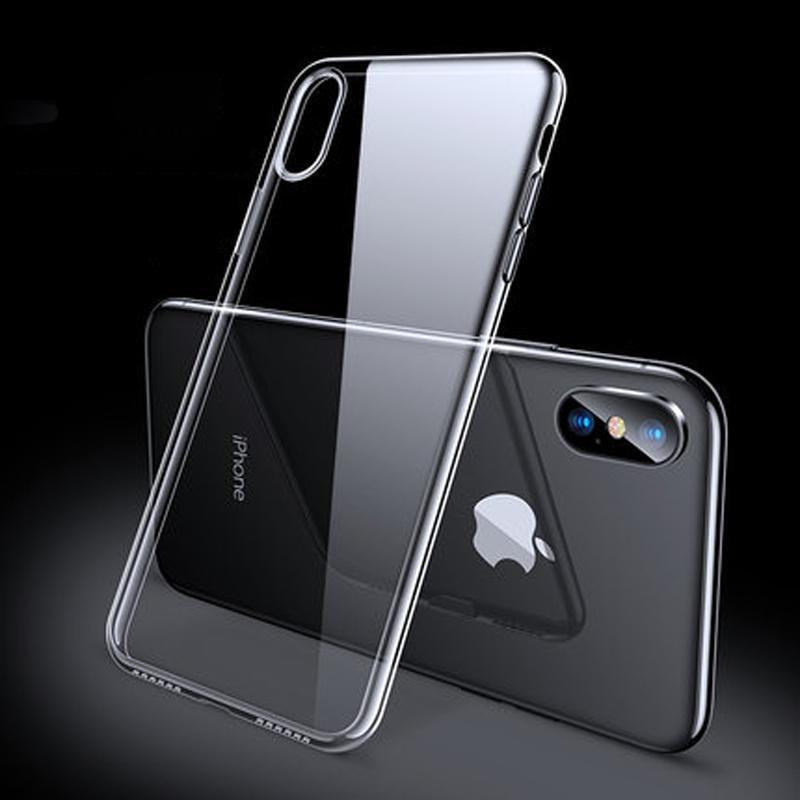 Luxury Case For iPhone X XS 8 7 6 s Plus Ultra Thin Slim Soft TPU Silicone Cover Case For iPhone XR 8