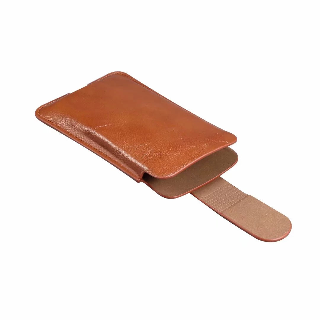 Luxury Genuine Leather Case For iPhone Samsung Smartphones