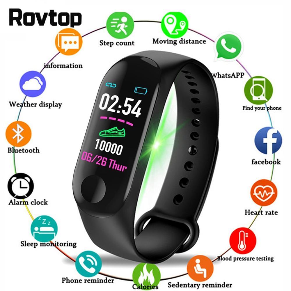 Smart Bracelet Heart Rate Blood Pressure Health Waterproof Smart Watch M3 Pro Bluetooth Watch Wristband Fitness Tracker