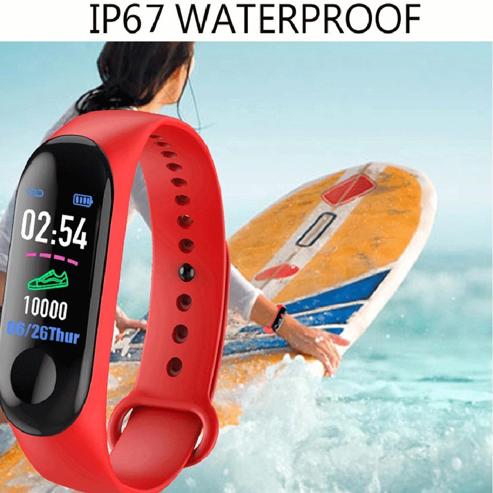 Smart Bracelet Heart Rate Blood Pressure Health Waterproof Smart Watch M3 Pro Bluetooth Watch Wristband Fitness Tracker