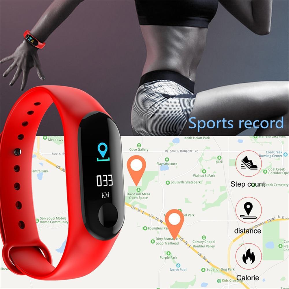 Pro Smart Band Waterproof Fitness Tracker VS M3 Plus Smart Bracelet Blood Pressure Heart Rate Monitor PK Mi Band 3