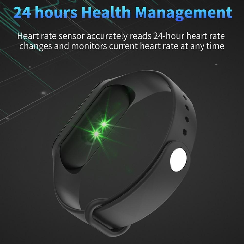 Pro Smart Band Waterproof Fitness Tracker VS M3 Plus Smart Bracelet Blood Pressure Heart Rate Monitor PK Mi Band 3