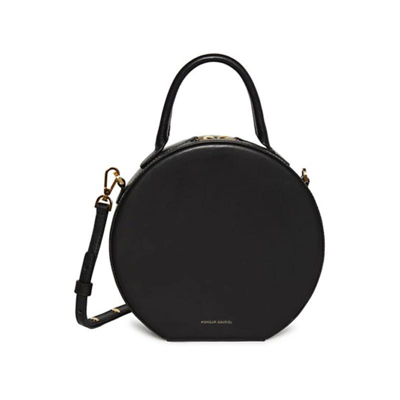 MANSURSTUDIOS women genuine leather Circle bag