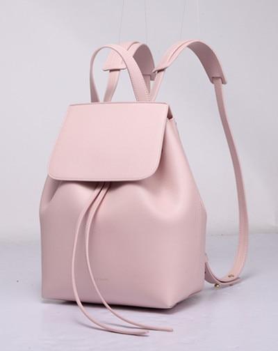 MANSURSTUDIOS  women leather backpack  mansur lady real