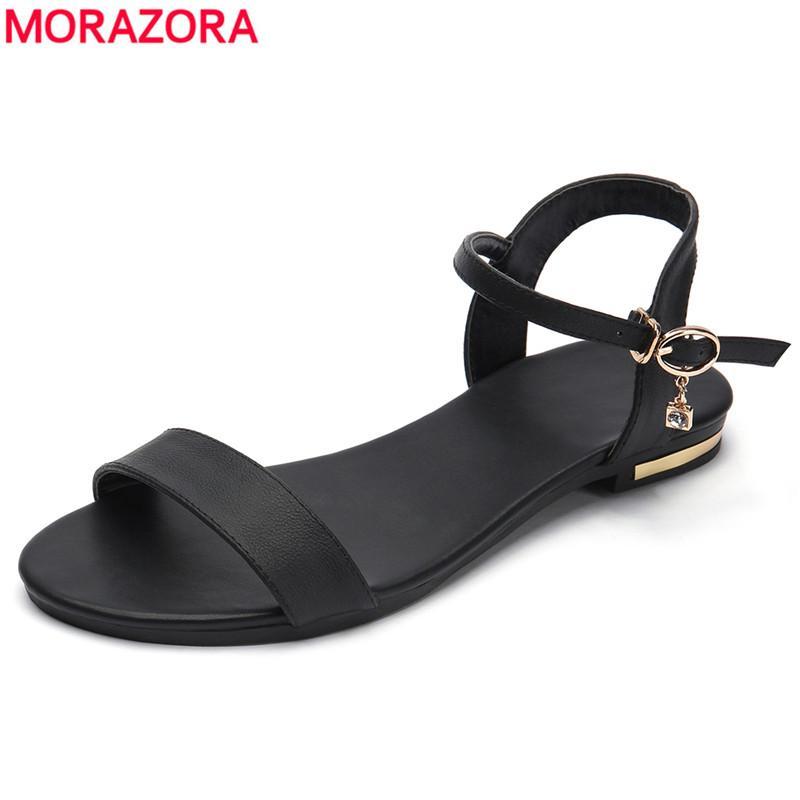 New genuine leather sandals women shoes